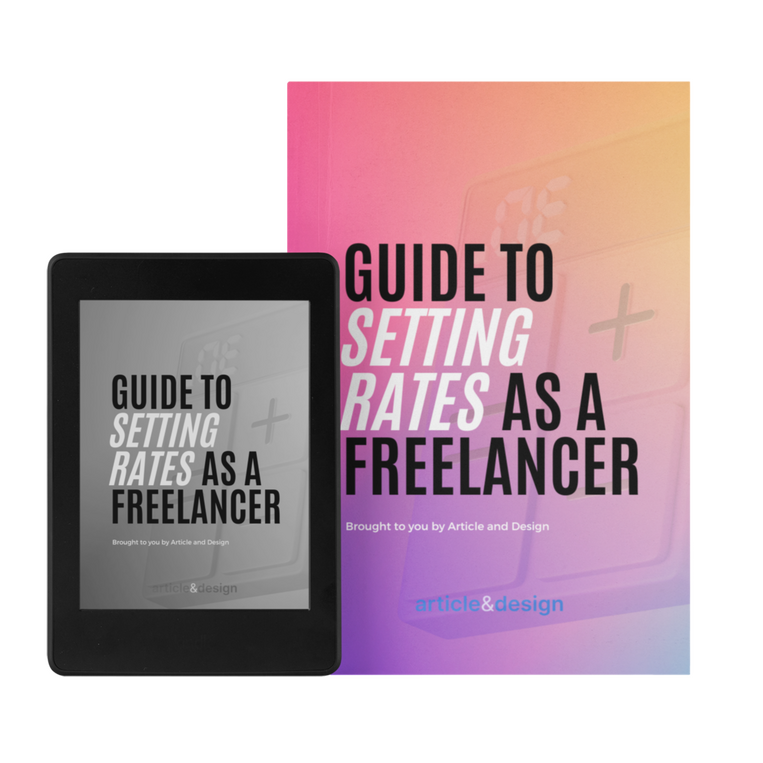 A guide to setting rates as a freelancer