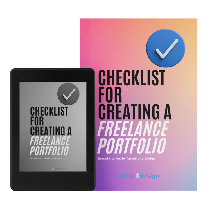 Checklist for creating a freelance portfolio
