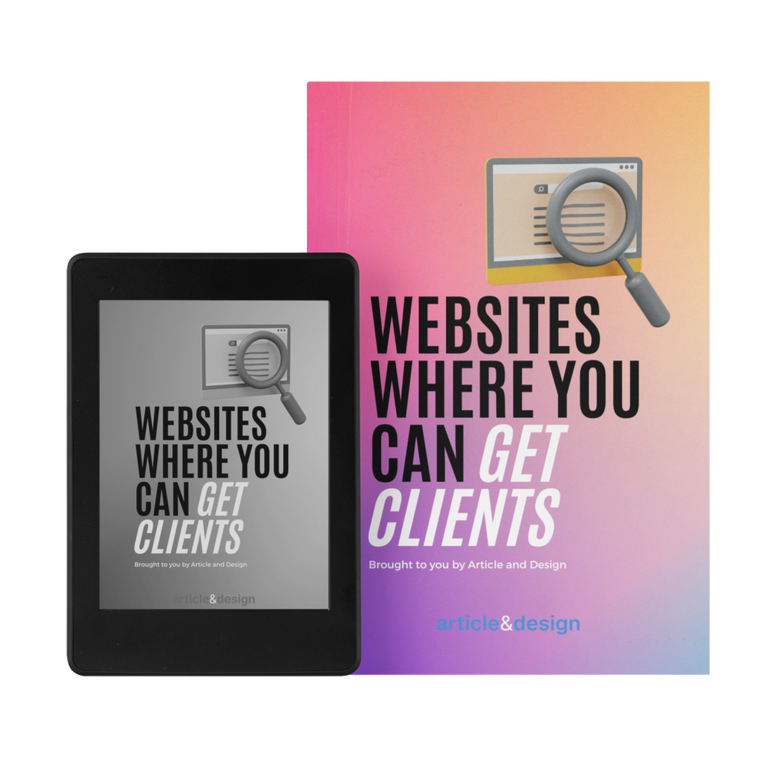 Websites where you can get freelance clients